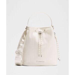 Lululemon Light Ivory Drawstring Bucket Crossbody Bag 5L